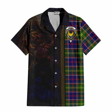 Arnott Tartan Family Crest Hawaiian Shirt Alba Gu Brath Be Brave Lion Ancient Style Kid - Tartan Vibes Clothing