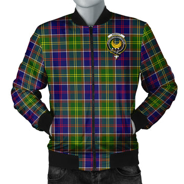 Arnott Tartan Bomber Jacket with Family Crest Unisex - Tartan Vibes Clothing