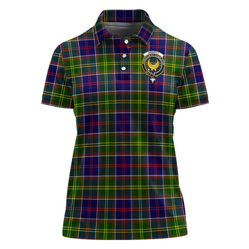 arnott-tartan-polo-shirt-with-family-crest-for-women