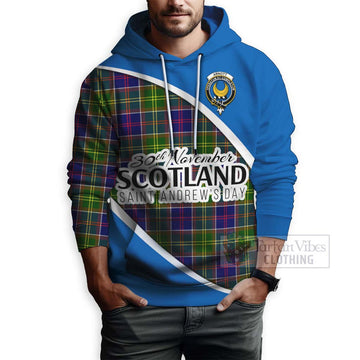 Arnott Family Crest Tartan Hoodie Celebrate Saint Andrew's Day in Style - Tartan Vibes Clothing