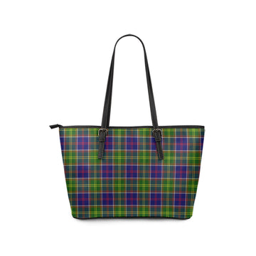 Arnott Tartan Leather Tote Bag - Tartanvibesclothing