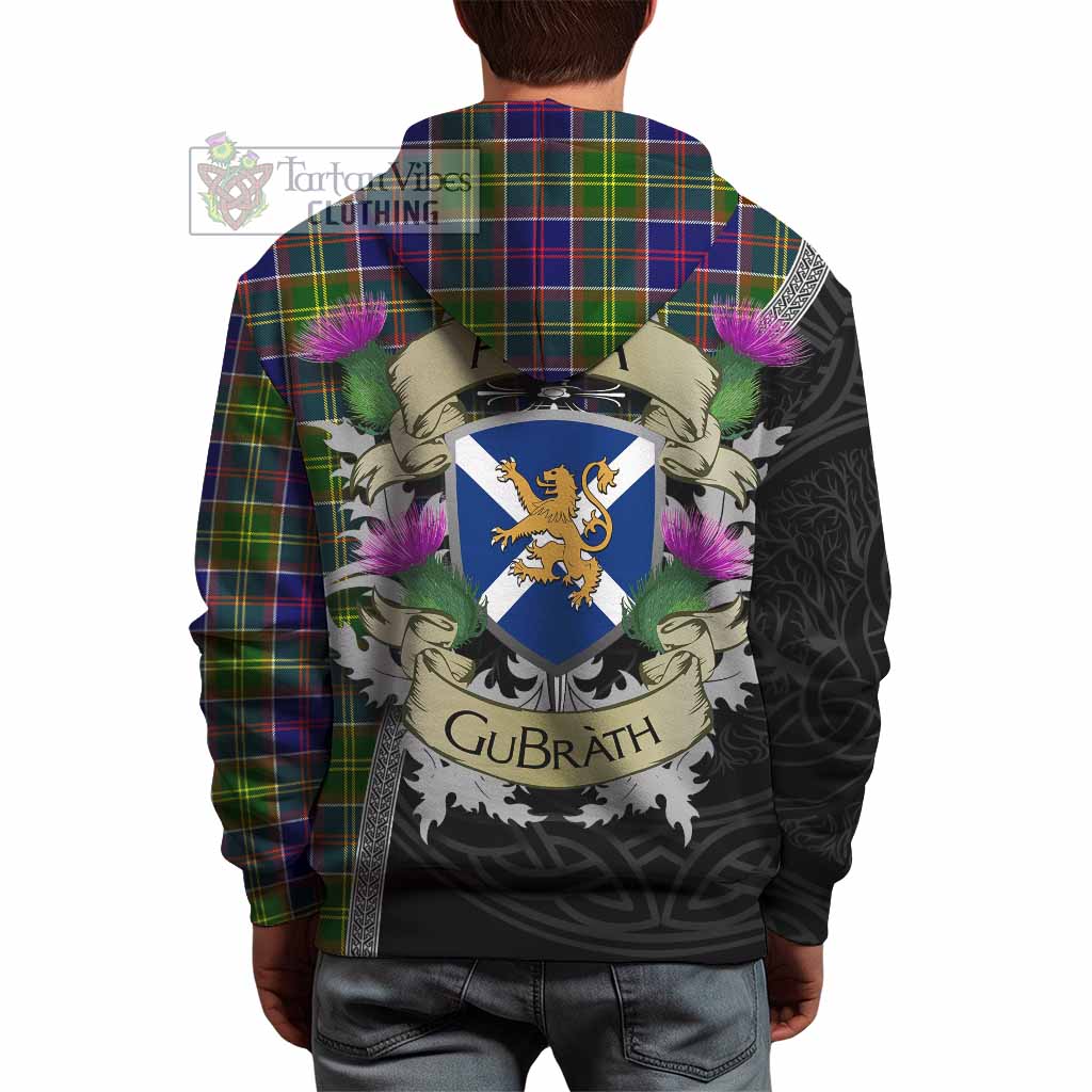 Arnott Tartan Family Crest Hoodie Lion Rampant Royal Thistle Shield Celtic Inspired - Tartan Vibes Clothing