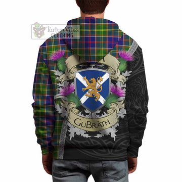 Arnott Tartan Family Crest Hoodie Lion Rampant Royal Thistle Shield Celtic Inspired - Tartan Vibes Clothing