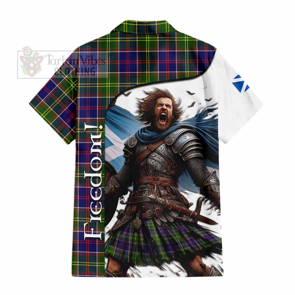 Arnott Crest Tartan Hawaiian Shirt Inspired by the Freedom of Scottish Warrior - Tartan Vibes Clothing