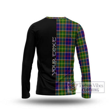 Arnott Tartan Long Sleeve T-Shirt with Family Crest and Half Of Me Style - Tartan Vibes Clothing