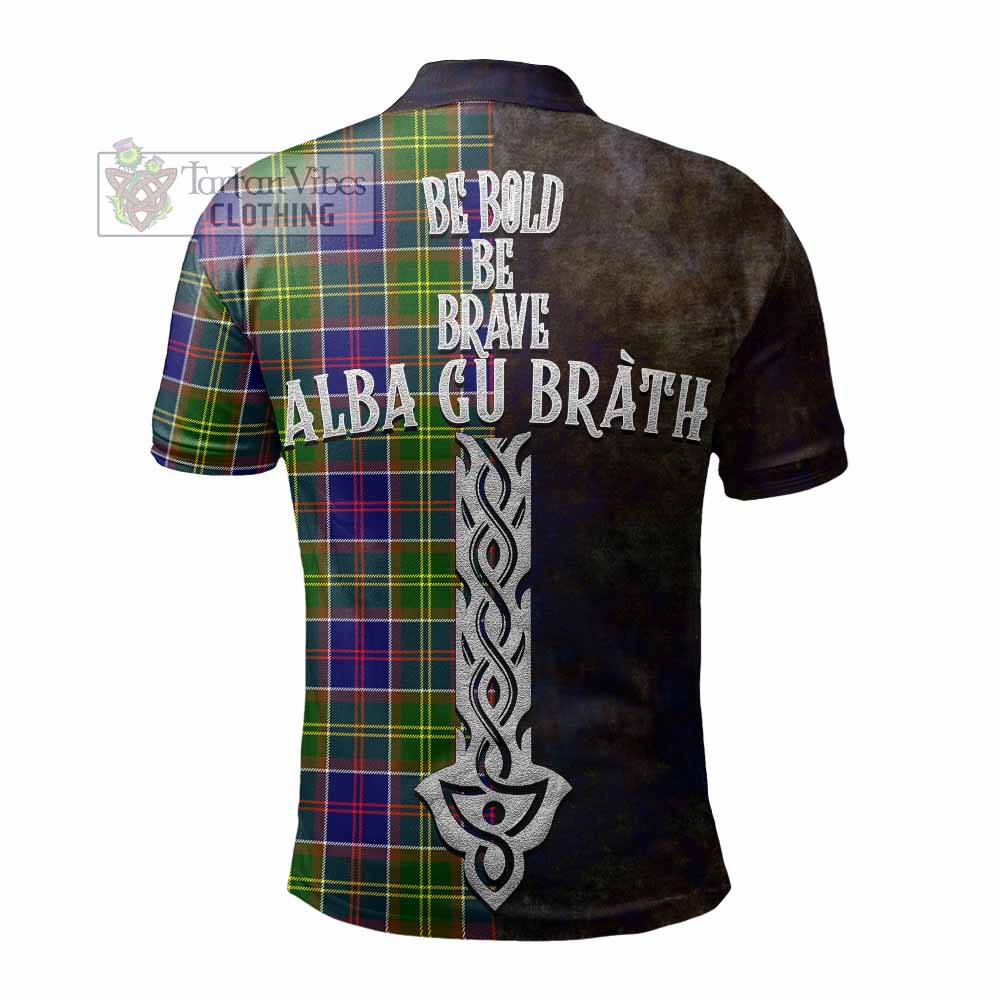 Arnott Tartan Family Crest Polo Shirt Alba Gu Brath Be Brave Lion Ancient Style - Tartan Vibes Clothing