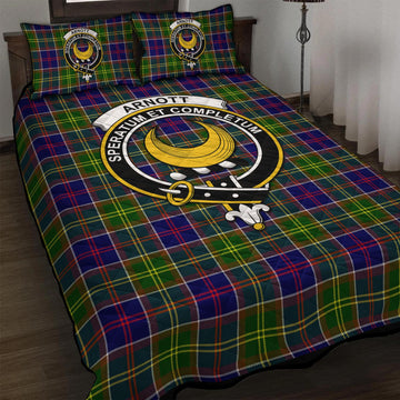 Arnott Tartan Quilt Bed Set with Family Crest - Tartan Vibes Clothing