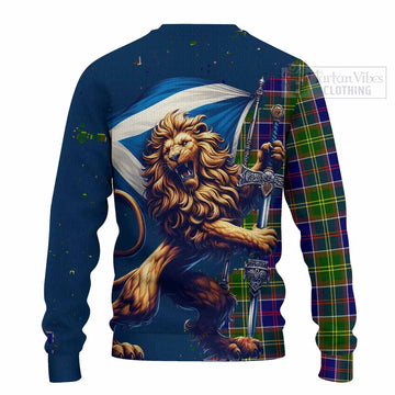 Arnott Tartan Family Crest Knitted Sweater with Scottish Majestic Lion - Tartan Vibes Clothing