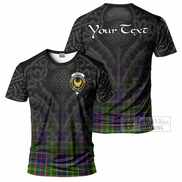 Tartan Vibes Clothing Arnott Tartan T-Shirt with Family Crest Celtic Thistle Vibes