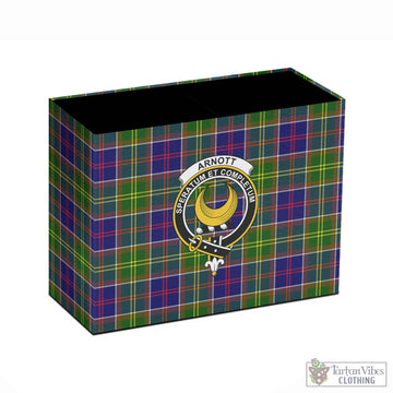 Arnott Tartan Pen Holder with Family Crest - Tartan Vibes Clothing