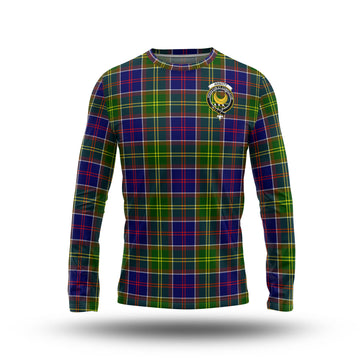Arnott Tartan Long Sleeve T-Shirt with Family Crest - Tartan Vibes Clothing
