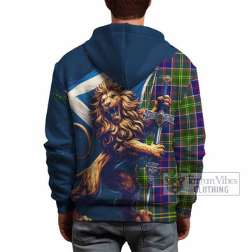 Arnott Tartan Family Crest Hoodie with Scottish Majestic Lion - Tartan Vibes Clothing