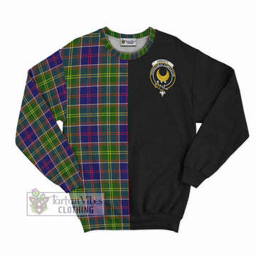Arnott Tartan Sweatshirt with Family Crest and Half Of Me Style - Tartan Vibes Clothing