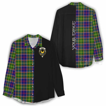 Arnott Tartan Women's Casual Shirt with Family Crest and Half Of Me Style - Tartan Vibes Clothing