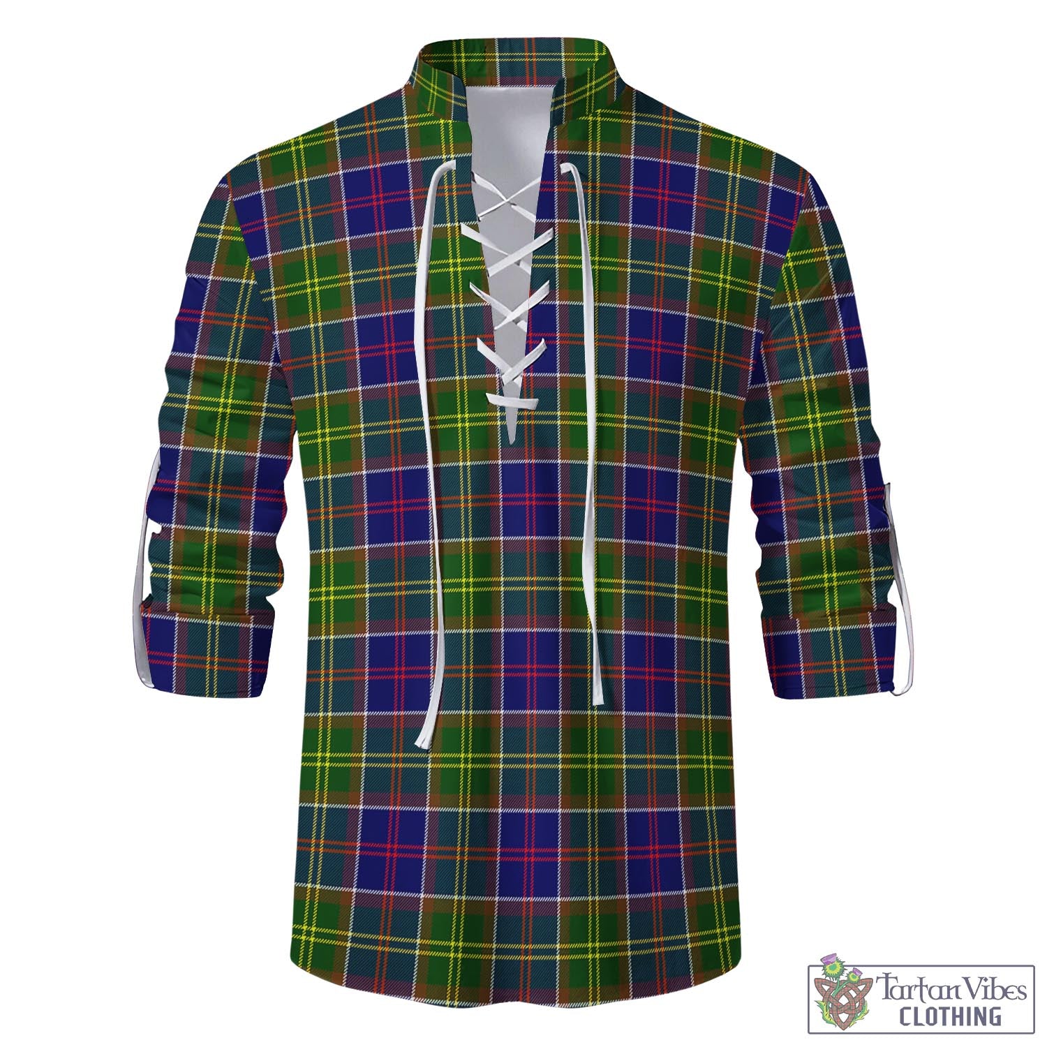 Arnott Tartan Men's Scottish Traditional Jacobite Ghillie Kilt Shirt - Tartan Vibes Clothing