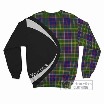 Arnott Tartan Sweatshirt with Family Crest Circle Style - Tartan Vibes Clothing