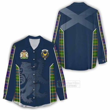 Arnott Tartan Women's Casual Shirt with Family Crest and Lion Rampant Vibes Sport Style - Tartan Vibes Clothing