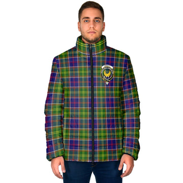 Arnott Tartan Padded Jacket with Family Crest - Tartan Vibes Clothing