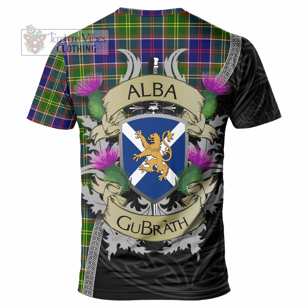 Arnott Tartan Family Crest T-Shirt Lion Rampant Royal Thistle Shield Celtic Inspired - Tartan Vibes Clothing