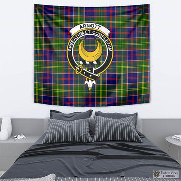 Arnott Tartan Tapestry Wall Hanging and Home Decor for Room with Family Crest