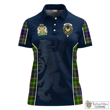 Arnott Tartan Women's Polo Shirt with Family Crest and Lion Rampant Vibes Sport Style - Tartan Vibes Clothing