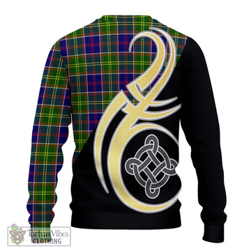 Arnott Tartan Ugly Sweater with Family Crest and Celtic Symbol Style - Tartan Vibes Clothing