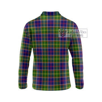 Arnott Tartan Long Sleeve Polo Shirt with Family Crest DNA In Me Style - Tartan Vibes Clothing