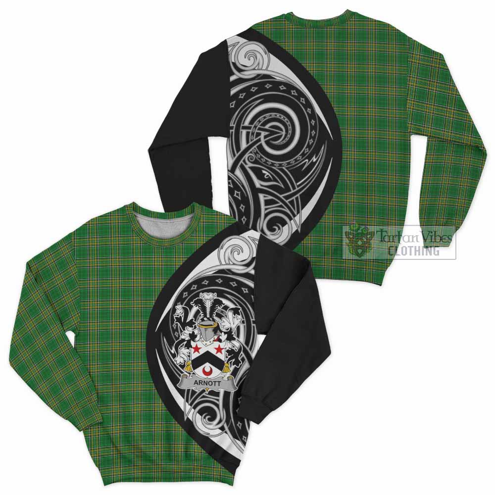 Arnott Irish Clan Sweatshirt Celtic Circle Style - Tartan Vibes Clothing