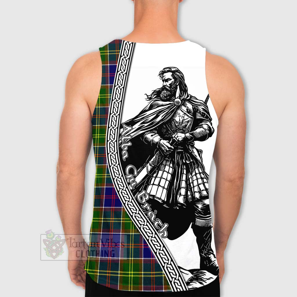 Arnott Tartan Clan Crest Men's Tank Top with Highlander Warrior Celtic Style - Tartan Vibes Clothing