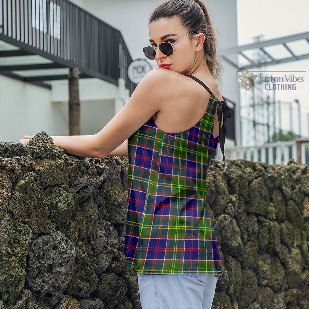Tartan Vibes Clothing Arnott Tartan Loose Halter Neck Camisole