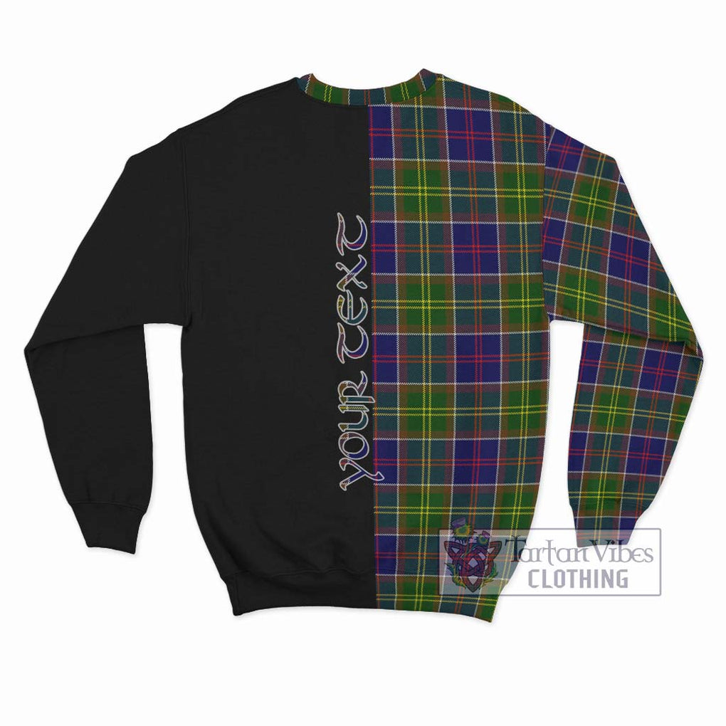 Arnott Tartan Sweatshirt with Family Crest and Half Of Me Style - Tartan Vibes Clothing