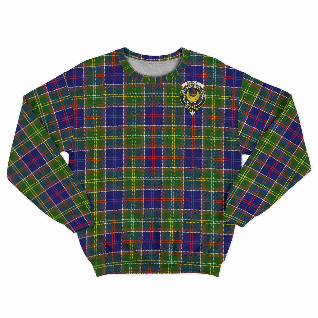 Arnott Tartan Sweatshirt with Family Crest - Tartan Vibes Clothing