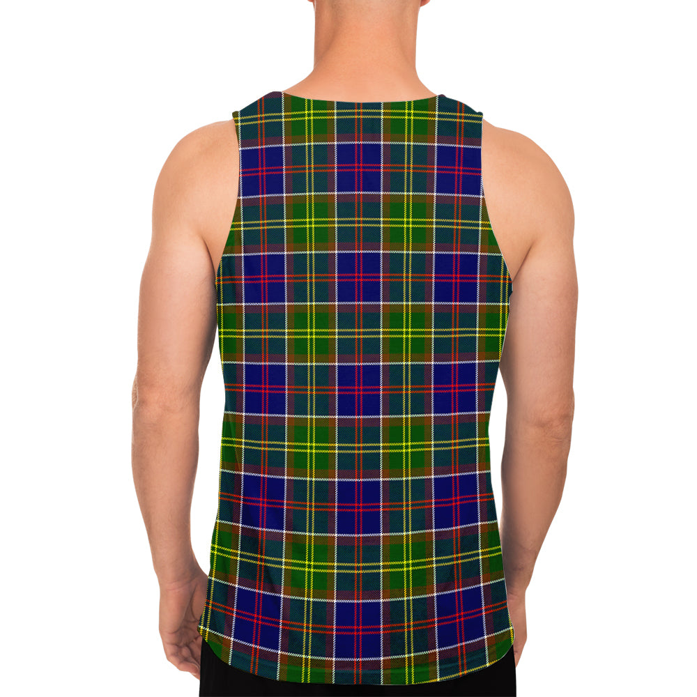 Arnott Tartan Mens Tank Top with Family Crest - Tartan Vibes Clothing