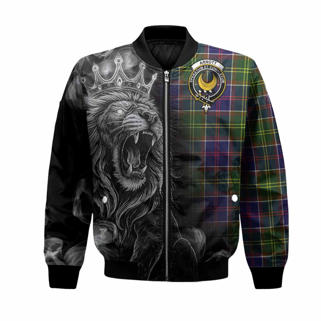Arnott Tartan Bomber Jacket Roaring Lion Heritage