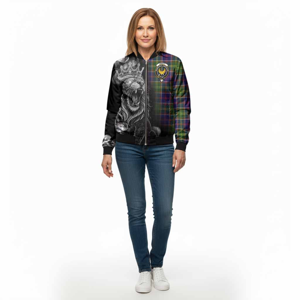 Arnott Tartan Bomber Jacket Roaring Lion Heritage