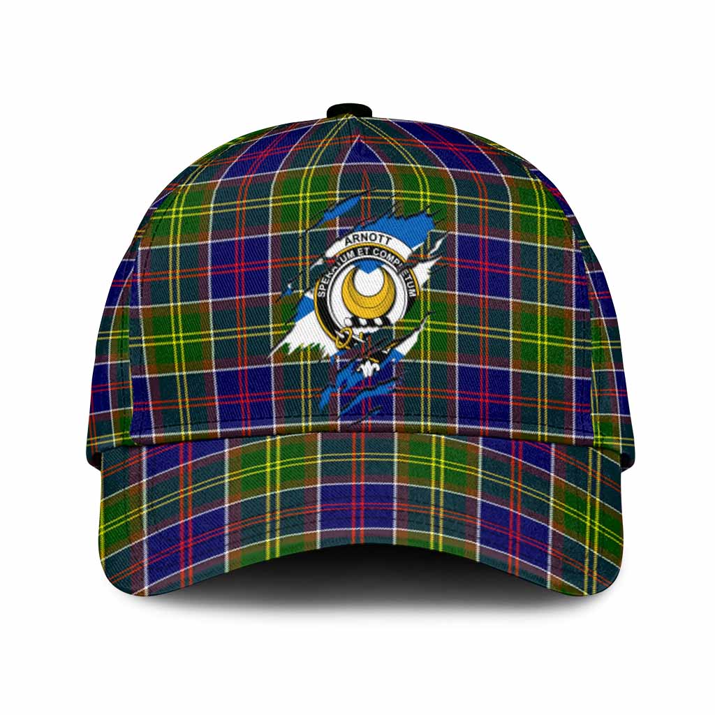 Arnott Tartan Classic Cap with Family Crest In Me Style