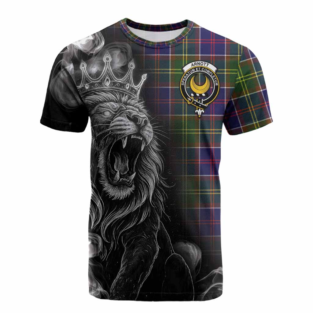 Arnott Tartan Cotton T-shirt Roaring Lion Heritage