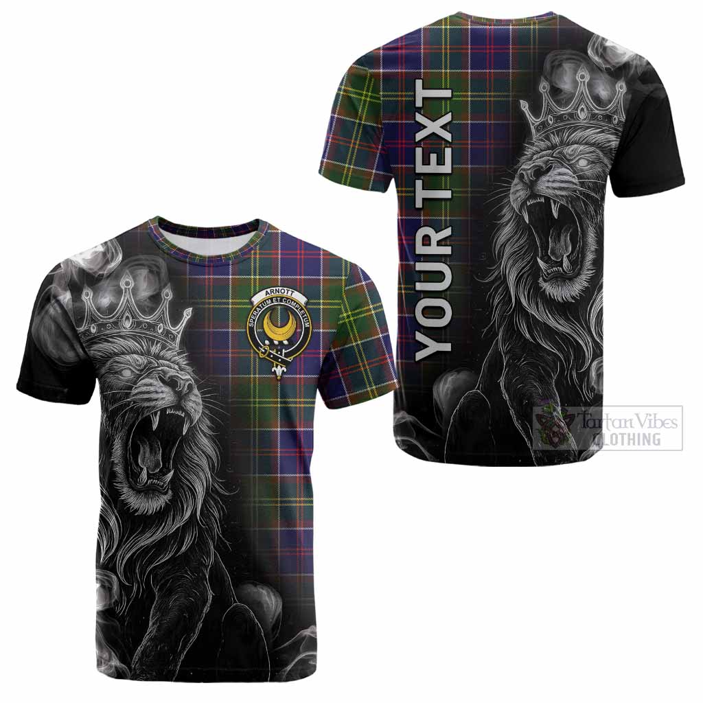 Arnott Tartan Cotton T-shirt Roaring Lion Heritage