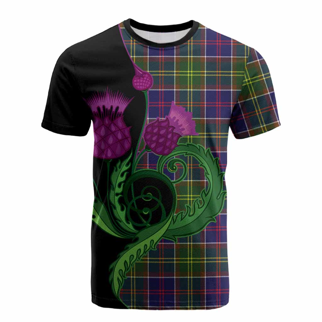 Arnott Tartan Cotton T-shirt Traditional Scottish Thistle
