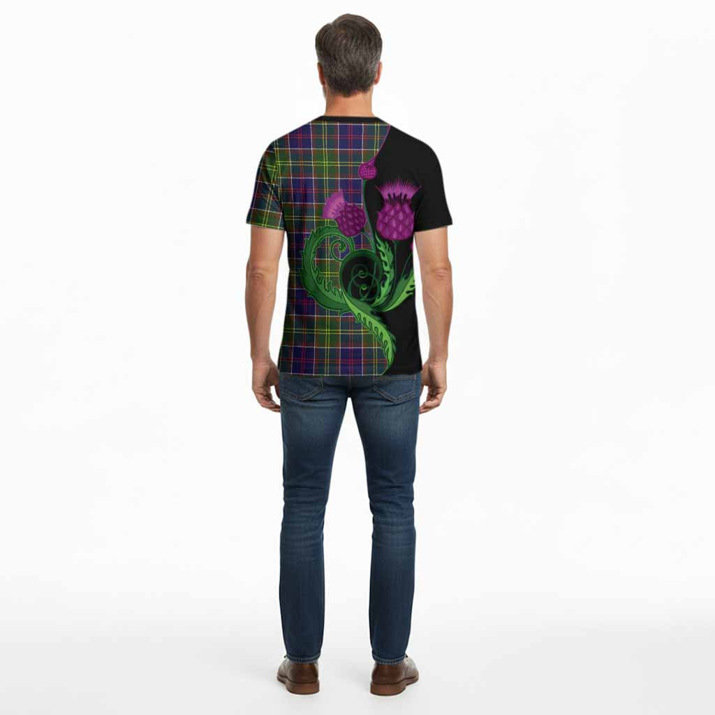 Arnott Tartan Cotton T-shirt Traditional Scottish Thistle