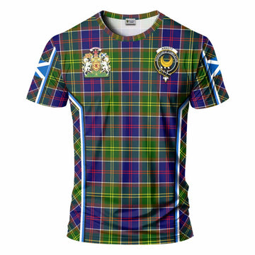 Arnott Tartan Crest T-shirt Scotland Coat of Arm Flag Style