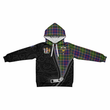Arnott Tartan Kid Hoodie New Zealand Pattern Unique Zipper Stylized