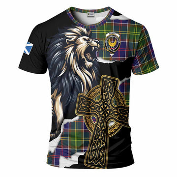 Arnott Tartan Scottish T-Shirt Lion Celtic Heritage