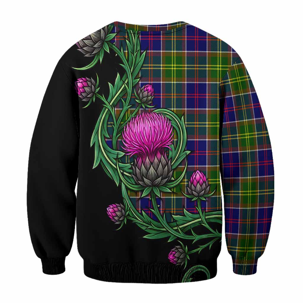 Arnott Tartan Sweatshirt Resilient Scottish Thistle - Tartan Vibes Clothing