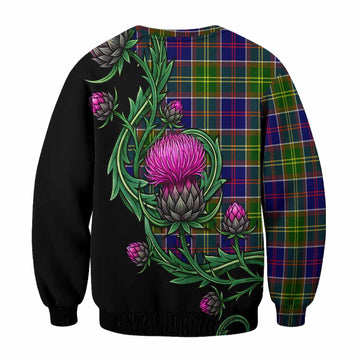 Arnott Tartan Sweatshirt Resilient Scottish Thistle - Tartan Vibes Clothing