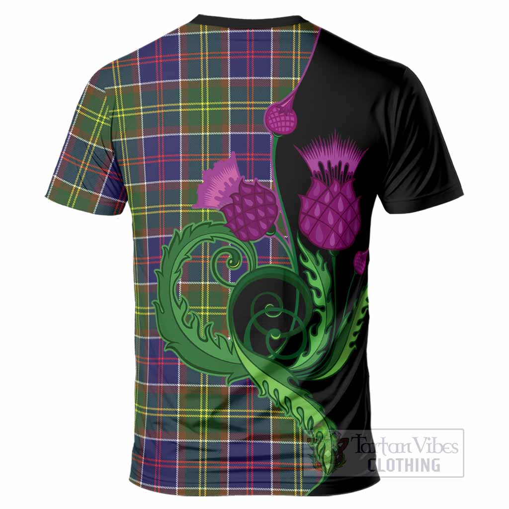 Arnott Tartan T-Shirt Traditional Scottish Thistle