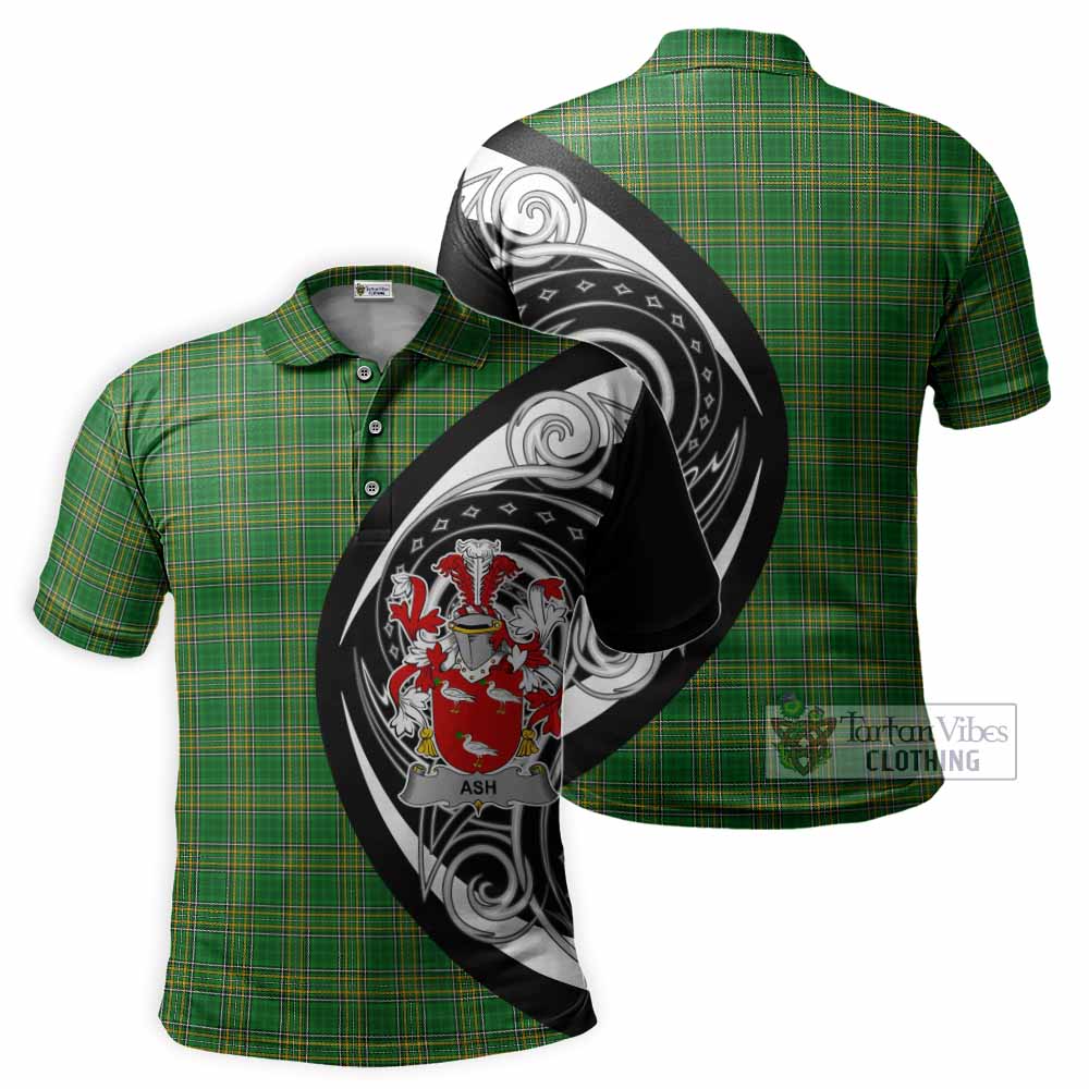 Ash Irish Clan Polo Shirt Celtic Circle Style - Tartan Vibes Clothing