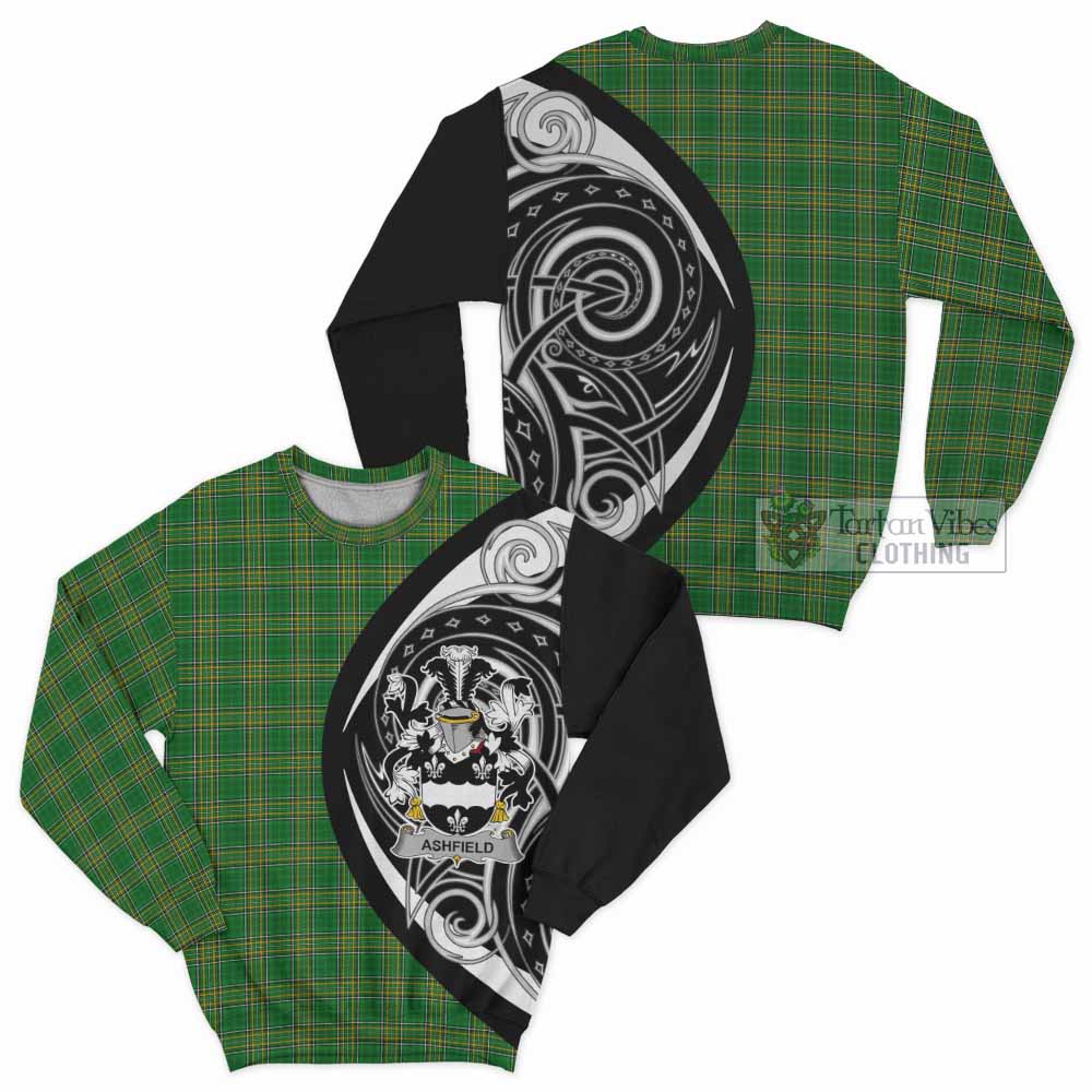 Ashfield Irish Clan Sweatshirt Celtic Circle Style - Tartan Vibes Clothing