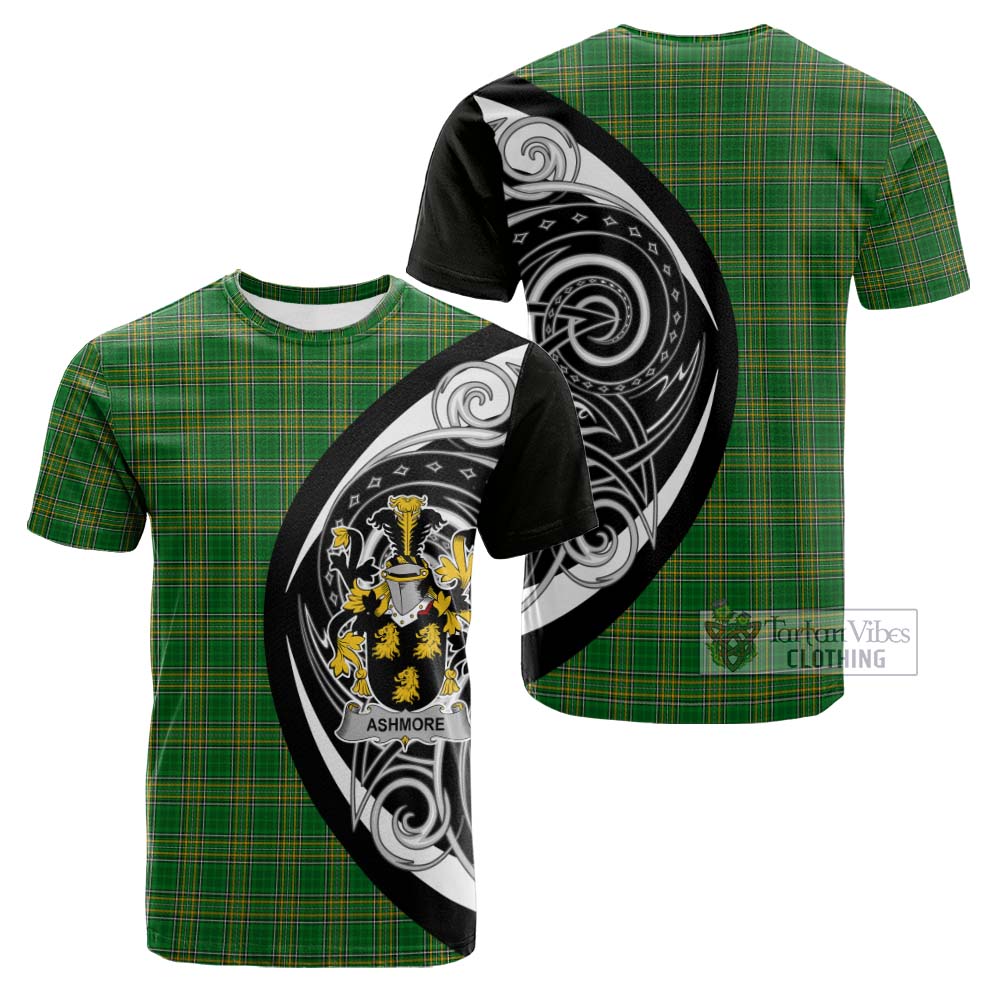 Ashmore Irish Clan Cotton T-shirt Celtic Circle Style - Tartan Vibes Clothing