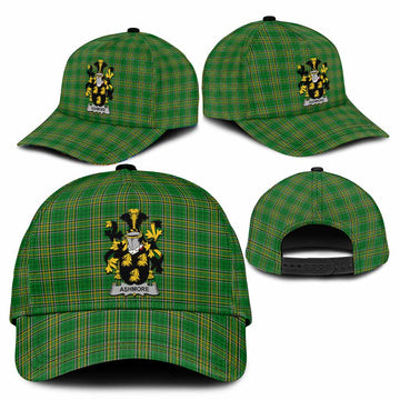 Ashmore Irish Clan Tartan Classic Cap with Coat of Arms